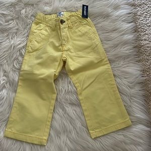 Boy pants size 2T in yellow